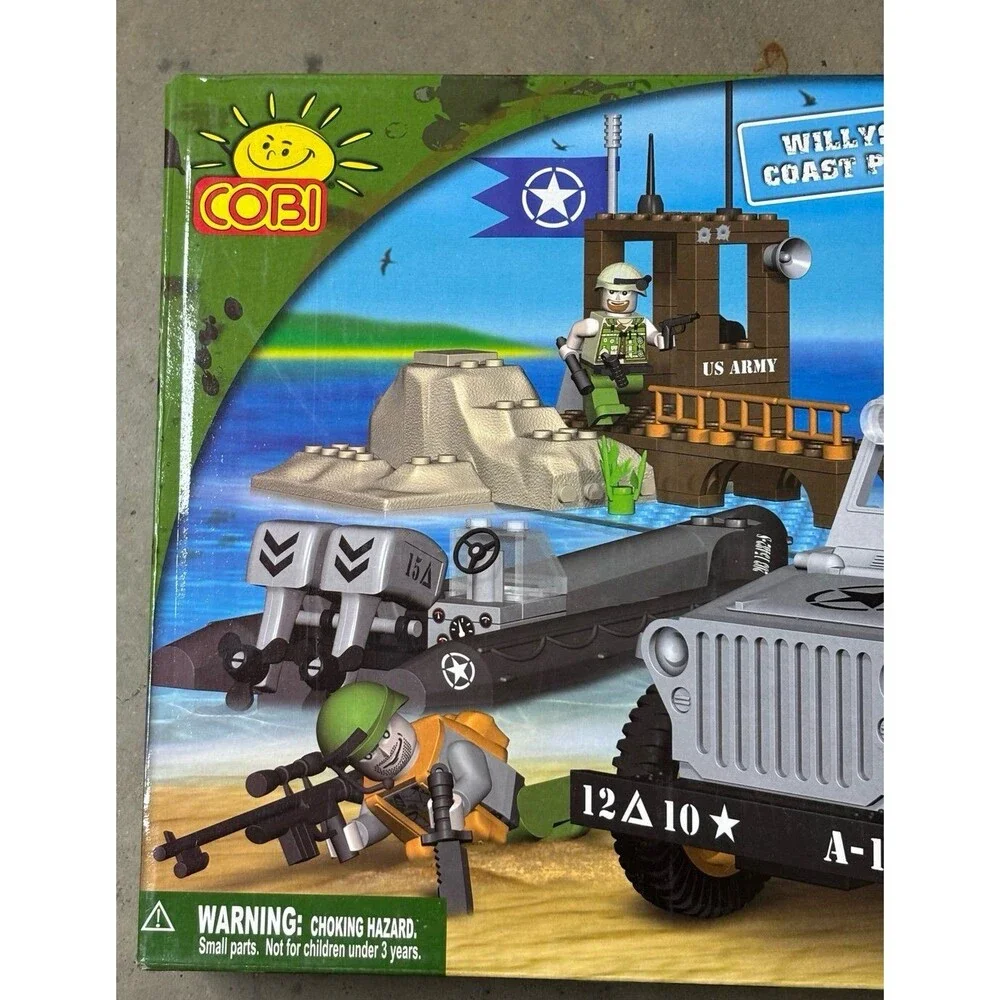 Brand New Sealed Cobi Jeep 24251 Willy MD Coast Patrol Building Set 2012